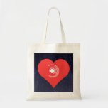 I Love Vinyl Records Modern Tote Bag
