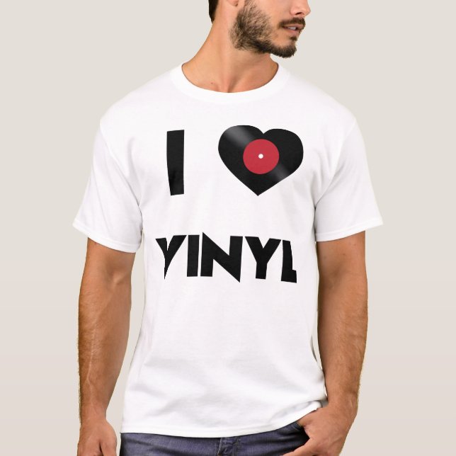 I Love Vinyl T-Shirt (Front)