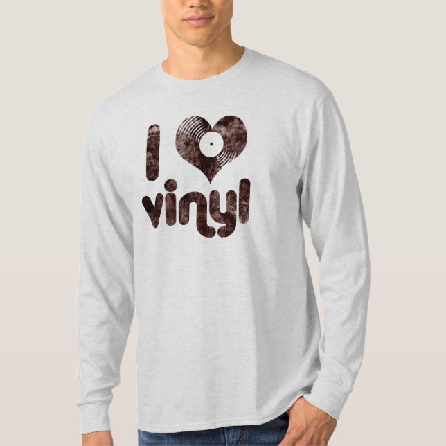 I Love Vinyl - Tshirt (Front)