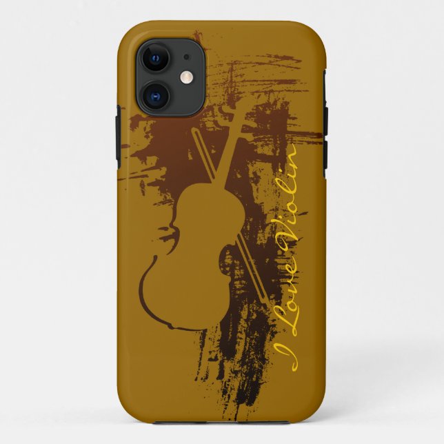I Love Violin Case-Mate iPhone Case (Back)