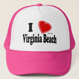 I Love Virginia Beach Hats Zazzle I Love Virginia Beach Trucker Hat