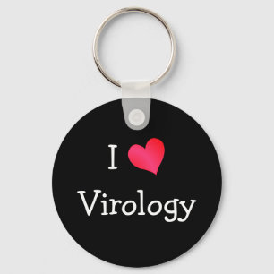 I Love Virology Keychain