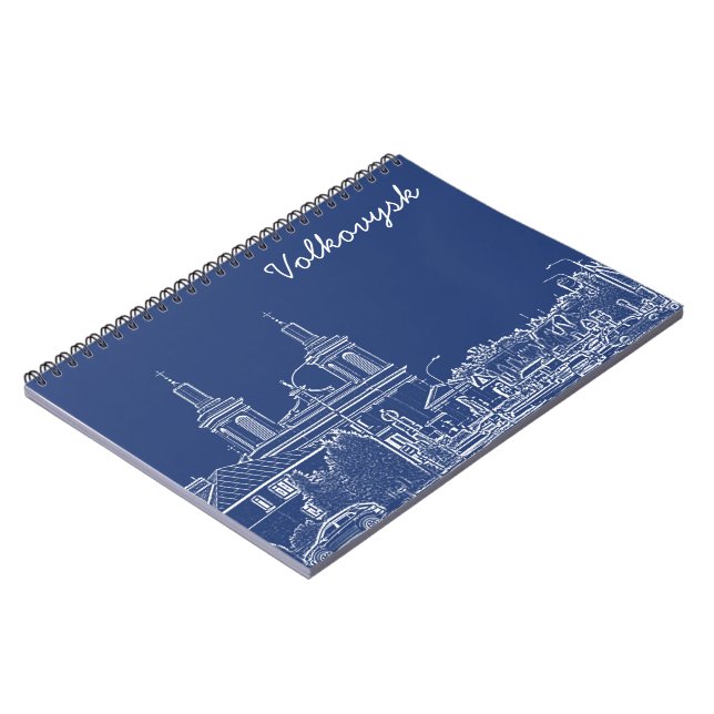 I Love Volkovysk Belarus Architecture Cathedral Notebook (Left Side)