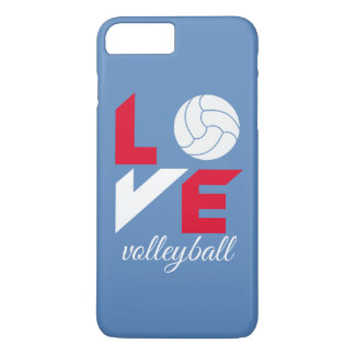 I Love volleyball iPhone 8 Plus/7 Plus Case