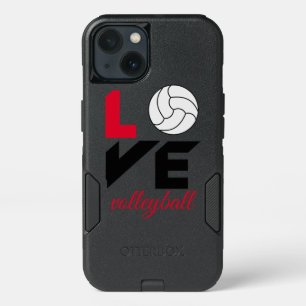 I Love volleyball iPhone 13 Case