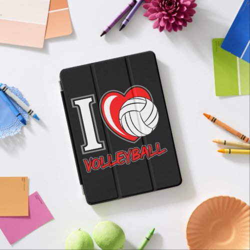 I love volleyball _ Volleyball slogans and quotes_ iPad Air Cover