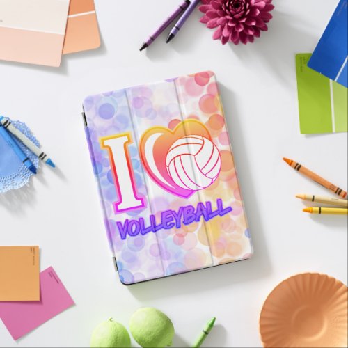 I love volleyball _ Volleyball slogans and quotes_ iPad Air Cover