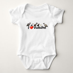 I Love Vultures (Africa) Baby Bodysuit