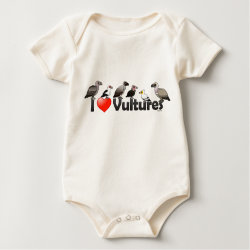 I Love Vultures (Africa) Infant Organic Creeper