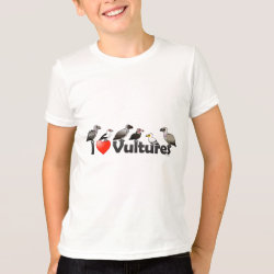 I Love Vultures (Africa) Kids' American Apparel Fine Jersey T-Shirt