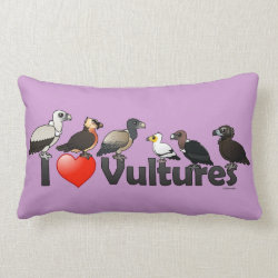 I Love Vultures (Eurasia) Throw Pillow Lumbar 13