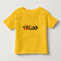 I Love Vultures (Eurasia) Toddler Fine Jersey T-Shirt