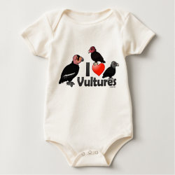 I Love Vultures (North America) Infant Organic Creeper