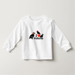 I Love Vultures (North America) Toddler Long Sleeve T-Shirt