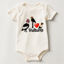 I Love Vultures (South America) Infant Organic Creeper