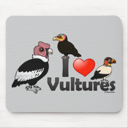 I Love Vultures (South America) Mousepad