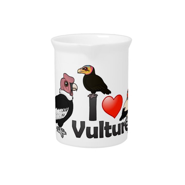 I Love Vultures (South America) Pitcher (Front)