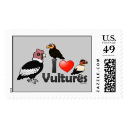 I Love Vultures (South America) Large Stamp 2.5