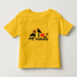 I Love Vultures (South America) Toddler Fine Jersey T-Shirt