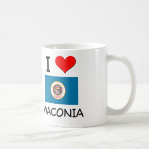 I Love Waconia Minnesota Coffee Mug