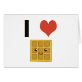 I love Waffles (Front Horizontal)