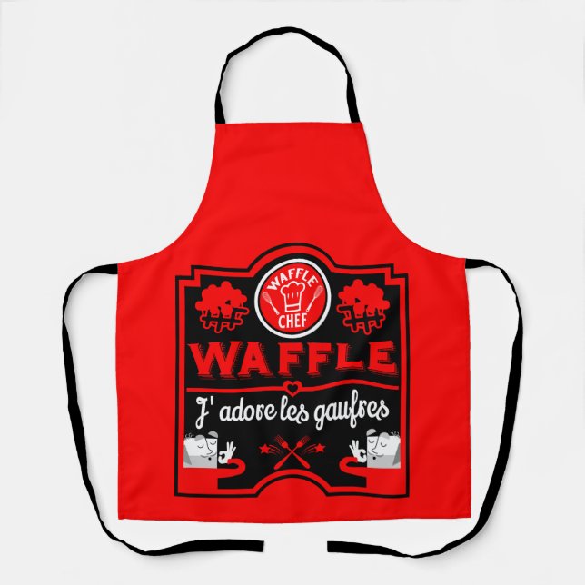 I love Waffles Apron (Front)