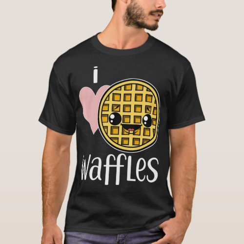 I Love Waffles Gift Waffle Premium T_Shirt