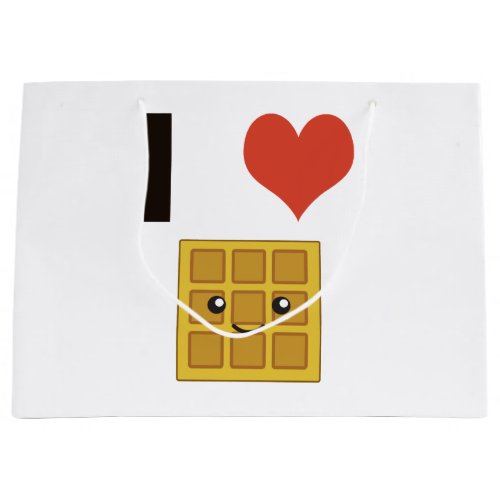 I love Waffles Large Gift Bag