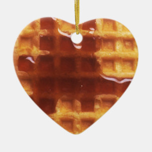I Love Waffles Ornament