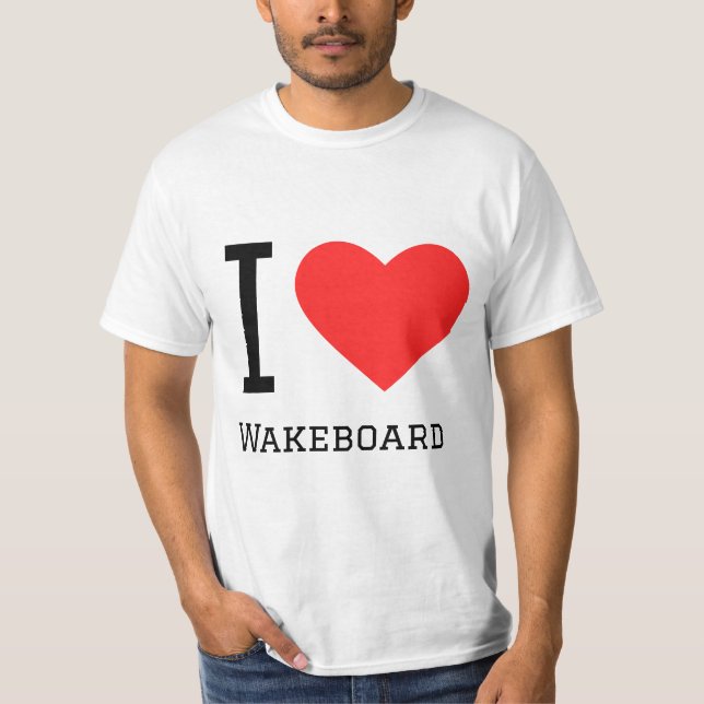 I love wakeboard T-Shirt (Front)