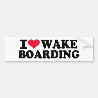I love Wakeboarding Bumper Sticker