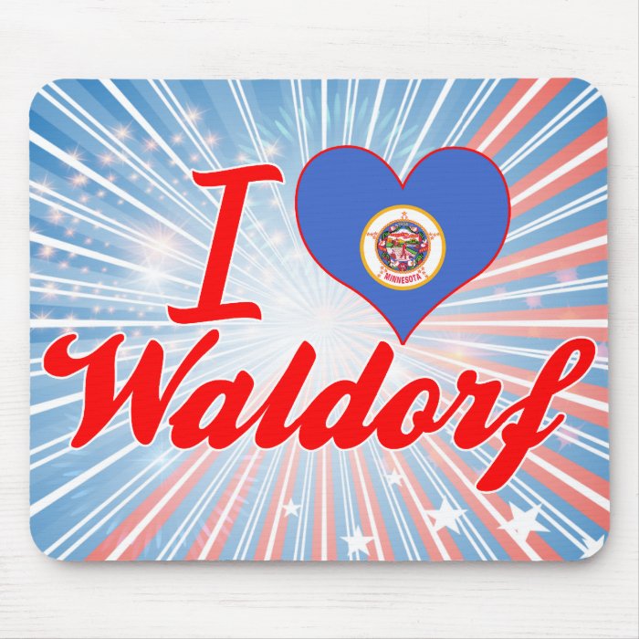 I Love Waldorf, Minnesota Mousepads