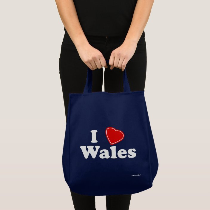 I Love Wales Canvas Bag