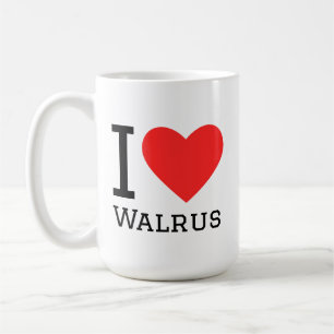 I love walrus coffee mug