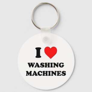 I love Washing Machines Keychain