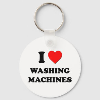 I love Washing Machines Keychain