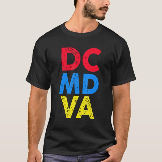 I Love Washington D C DMV Native 2 T-Shirt (Front)