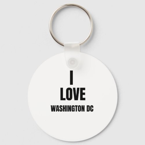 I LOVE WASHINGTON DC KEYCHAIN
