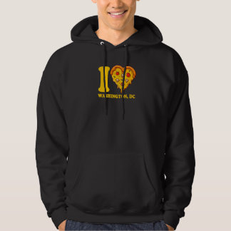 I Love Washington Dc Pizza I Heart Washington Dc P Hoodie