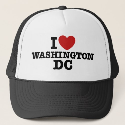 I Love Washington DC Trucker Hat
