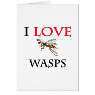 I Love Wasps Cards