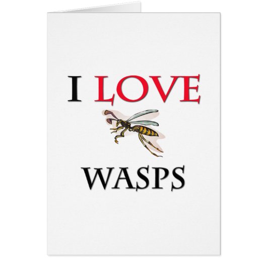 I Love Wasps Cards (Front)