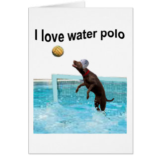 I love water polo cards