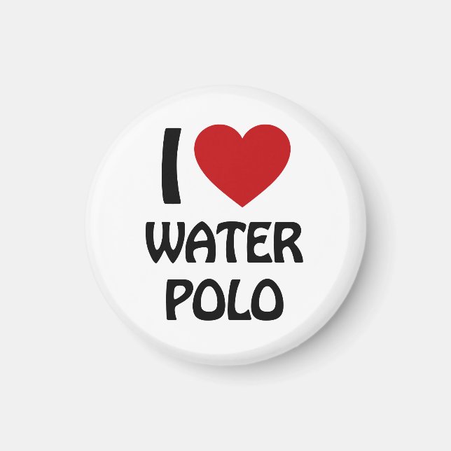 I love Water polo Magnet (Front)