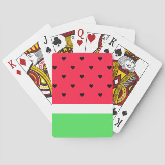 I Love Watermelon Poker Cards