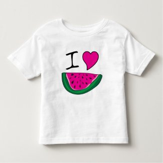 I Love Watermelon Toddler T-shirt