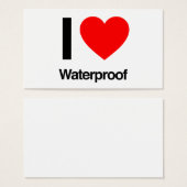 i love waterproof (Front & Back)