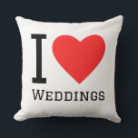 I love weddings  throw pillow<br><div class="desc">I love weedings ,  for party lovers</div>