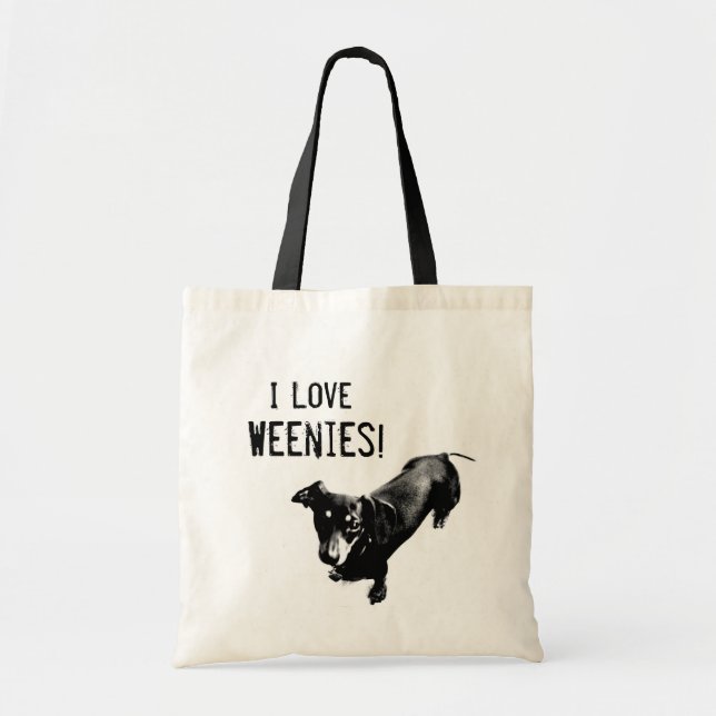 I Love Weenies Tote (Front)