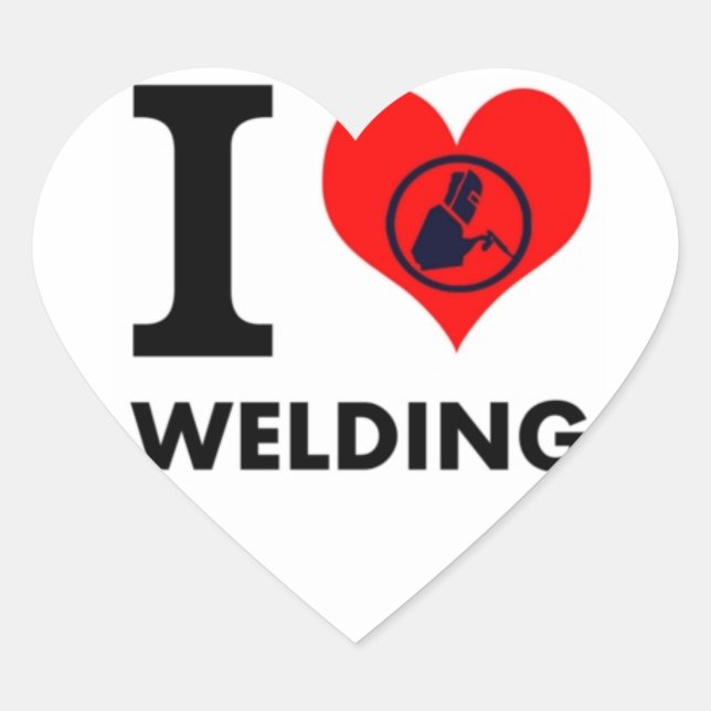 I love Welding Stickers (Front)